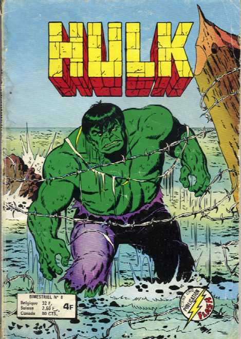 Scan de la Couverture Hulk Publication Flash n 8